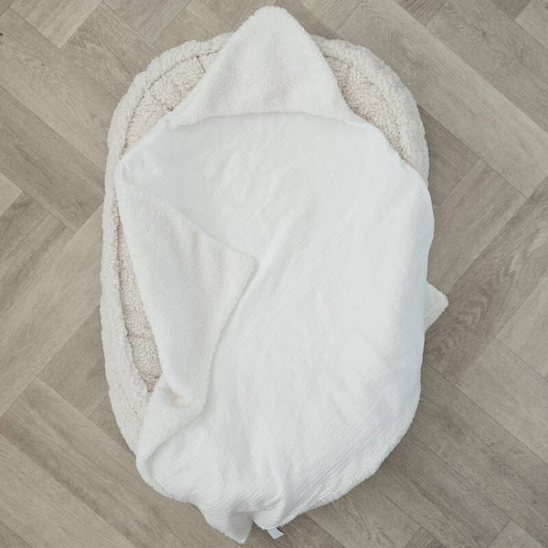Omslagdoek Teddy Off White