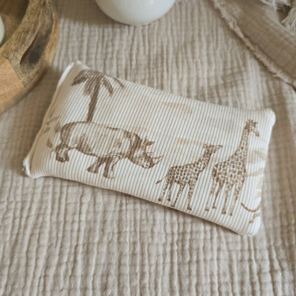 Sensorische Pittenzak | Jungle Giraffe/Neushoorn