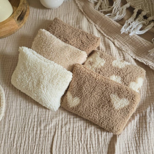 Sensorische Pittenzak | SET Teddy LoveFlower Taupe