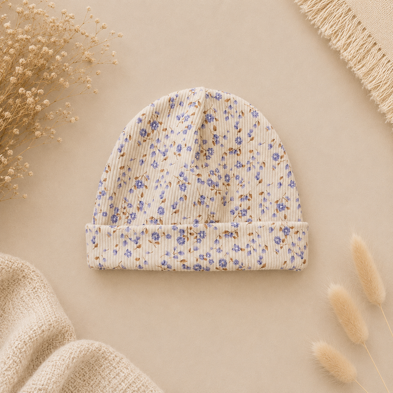Mutsje | BabyRib Blue Flower