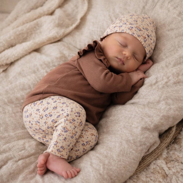 Broekje | BabyRib Blue Flower