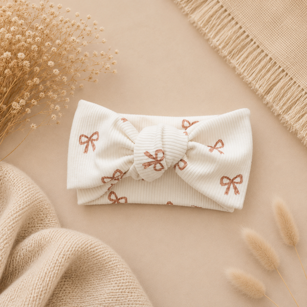 Haarband | Babyrib Cacao Bows