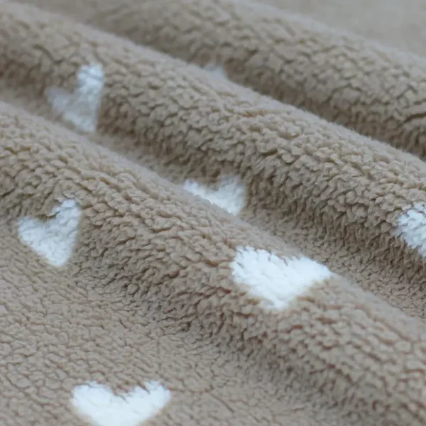 Relaxhoes Teddy Hearts Taupe