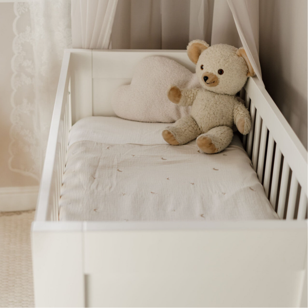Deken Sterrenhemel Beige (wagen/wieg/ledikant)