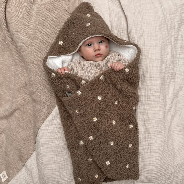 Omslagdoek Teddy Daisy - Off White