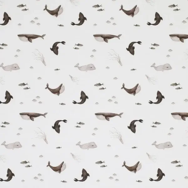Shirt Brown Sealife | Ruffle optioneel.