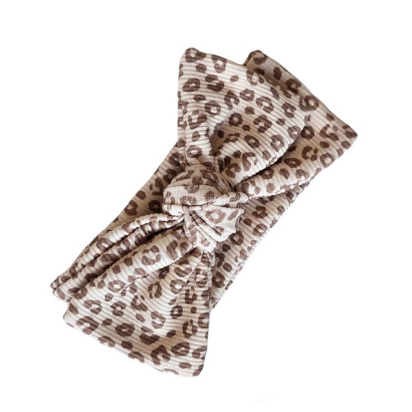 Haarband Baby Rib Leopard