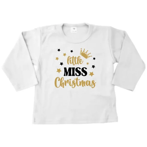 Shirtje Little miss Christmas