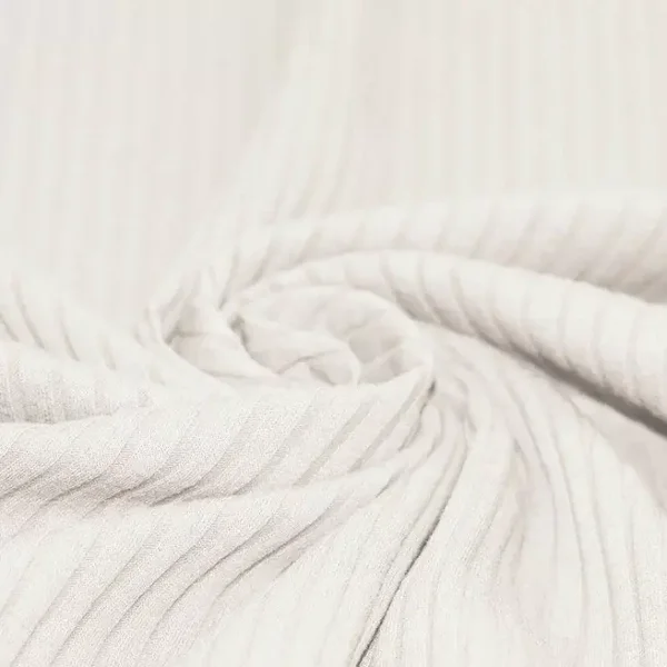 Shirt BredeRib Ecru | Ruffle optioneel.