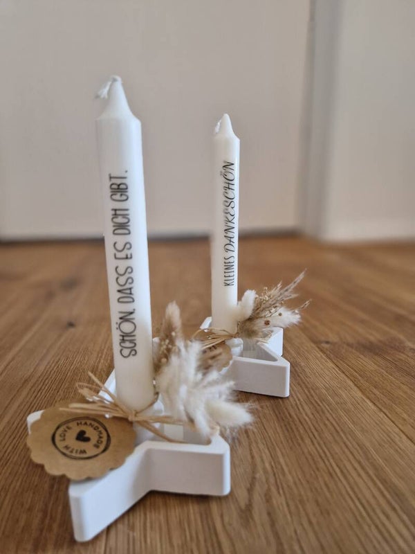 Stabkerzenhalter Stern