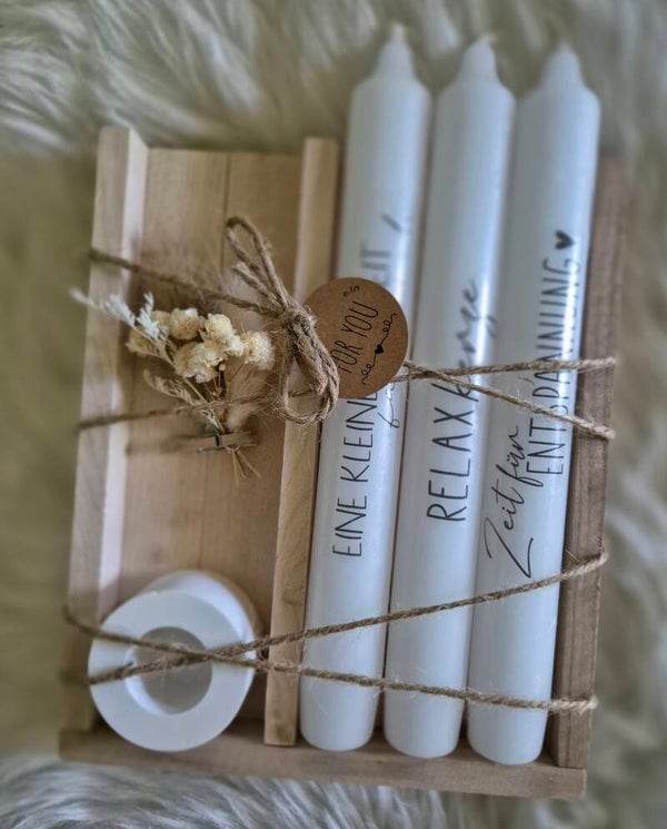 Kerzen-Set 'Entspannung'