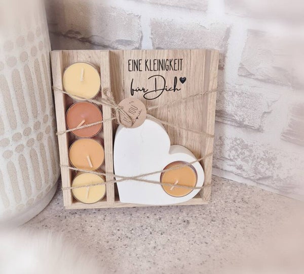 Kerzen-Set 'Herzliche Wärme'