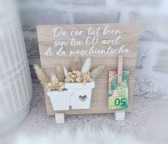 Geldgeschenk 'Blumentopf'