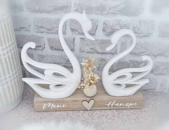 Aufsteller 'Schwanen-Paar'