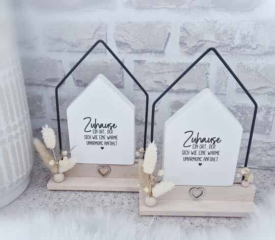 Aufsteller 'Metallringhäuschen'