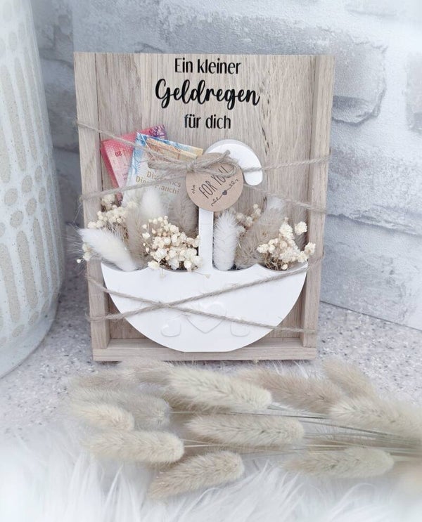 Geldgeschenk 'Geldregen'