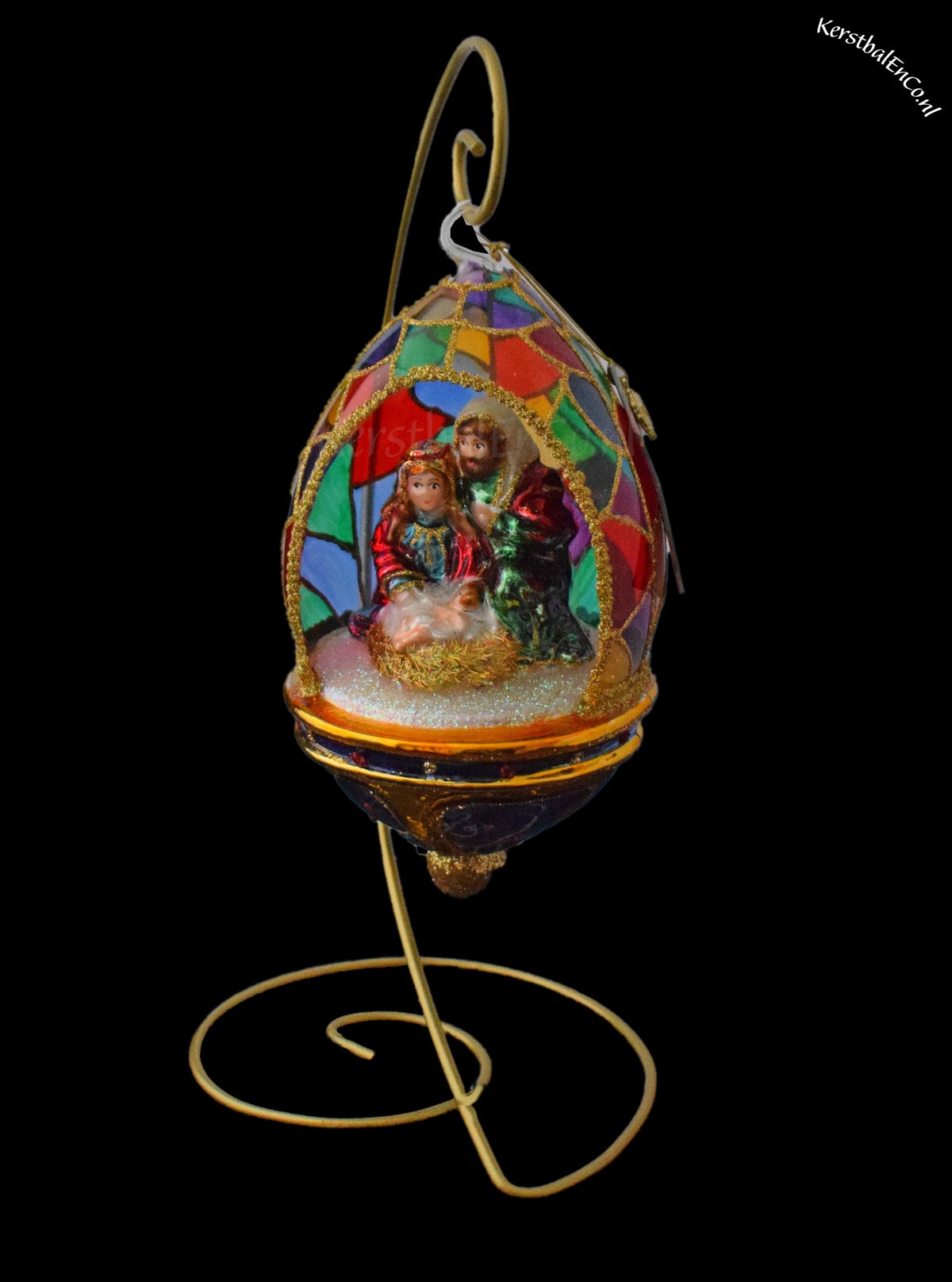 Kerstballen standaard zilver groot KerstbalEnCo