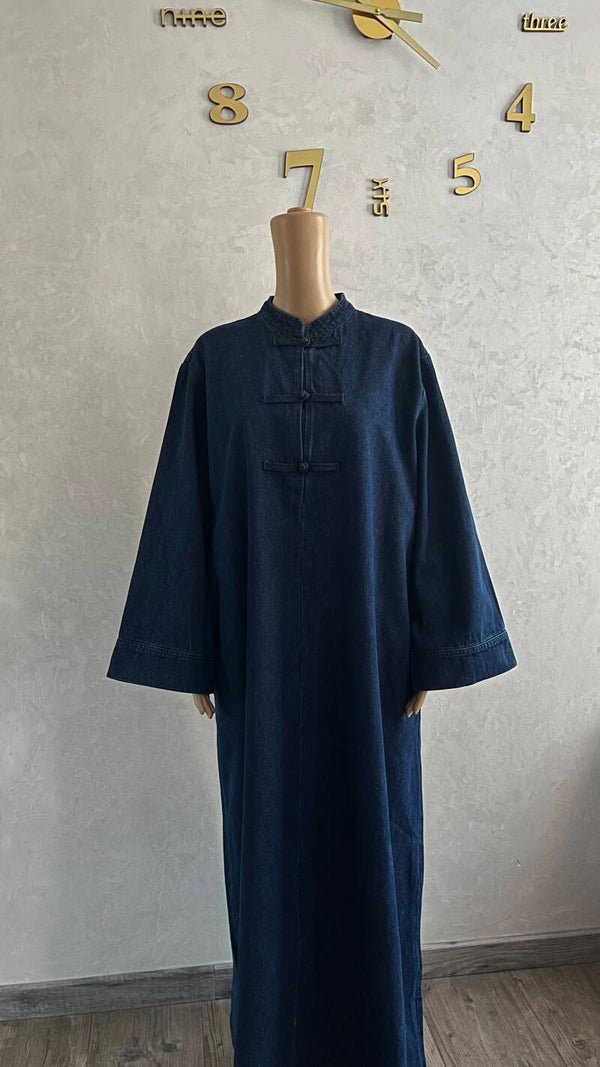 Robe en jeans inspiration asiatique