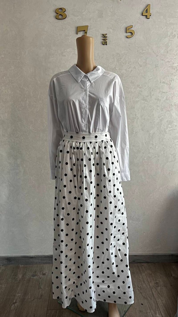 Jupe à pois