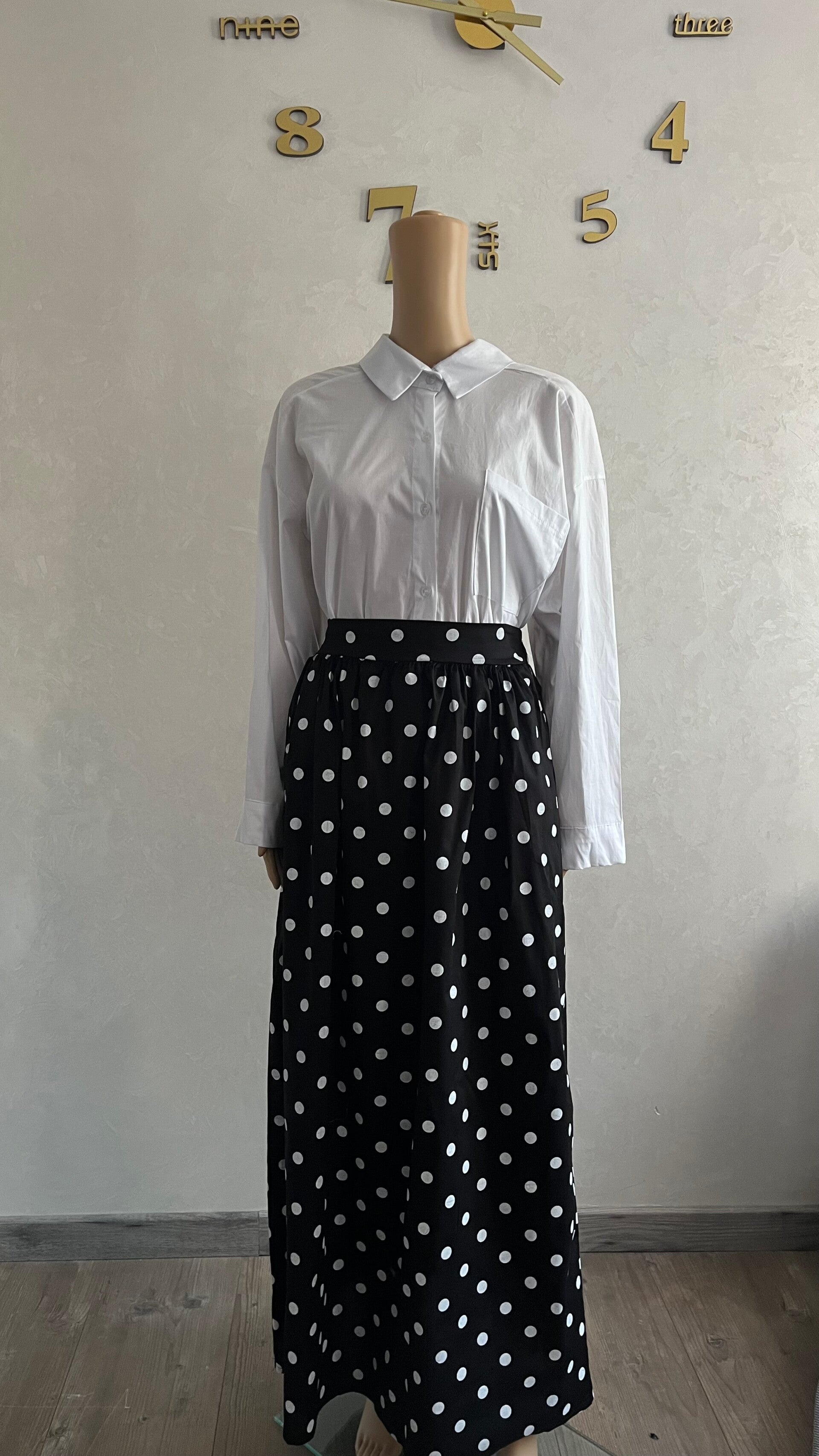 Jupe à pois