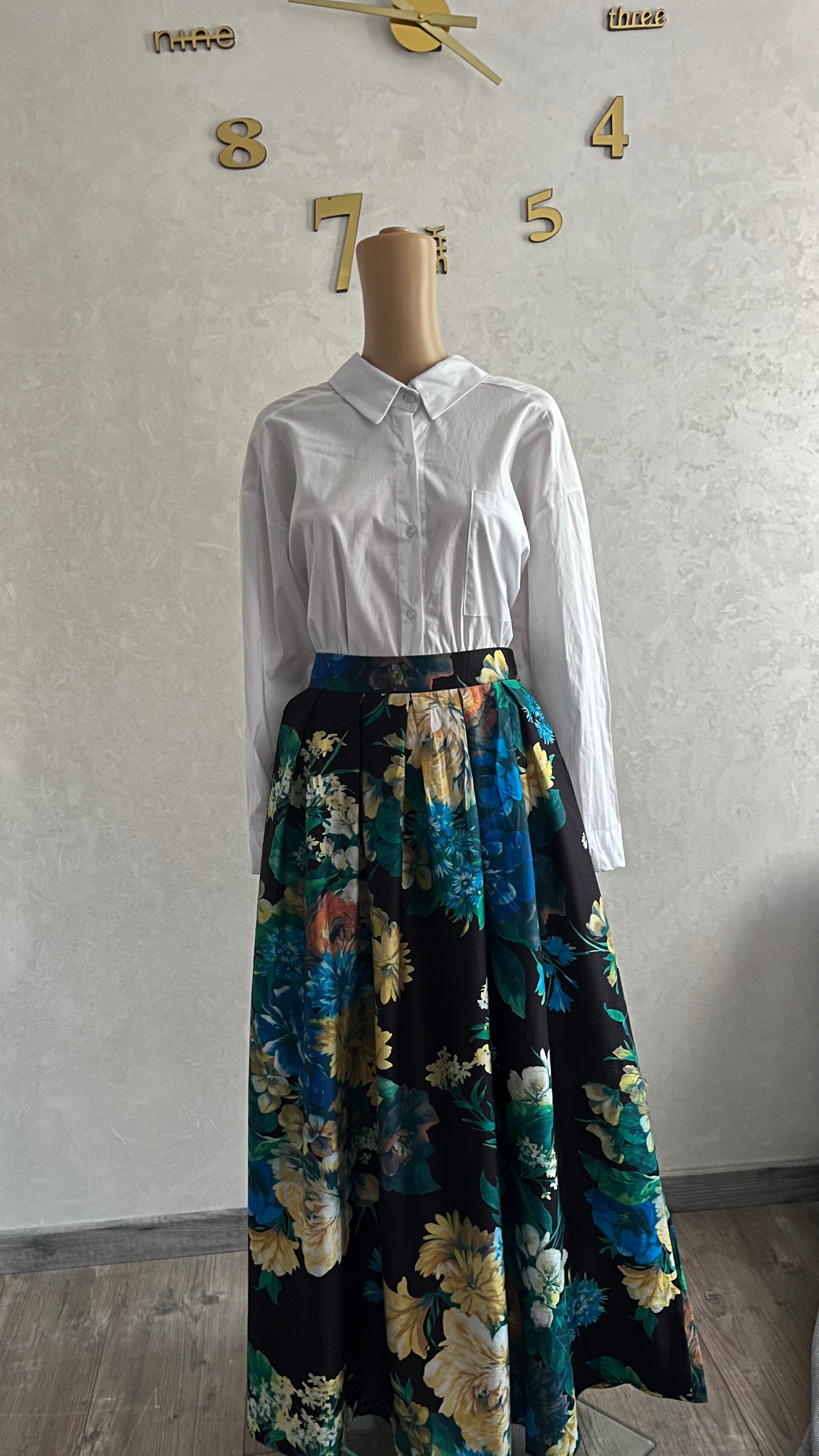 Jupe à fleurs