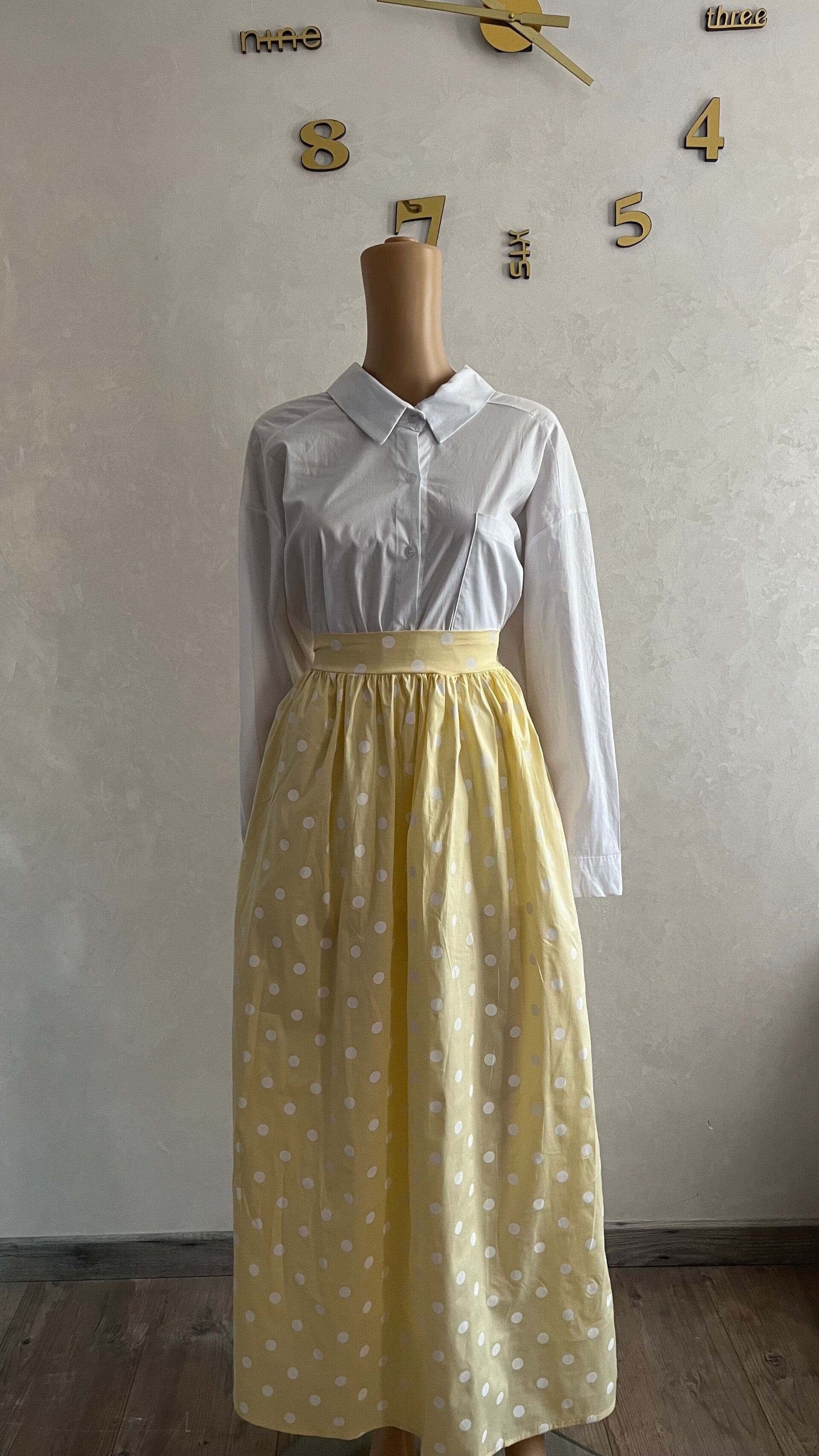 Jupe à pois