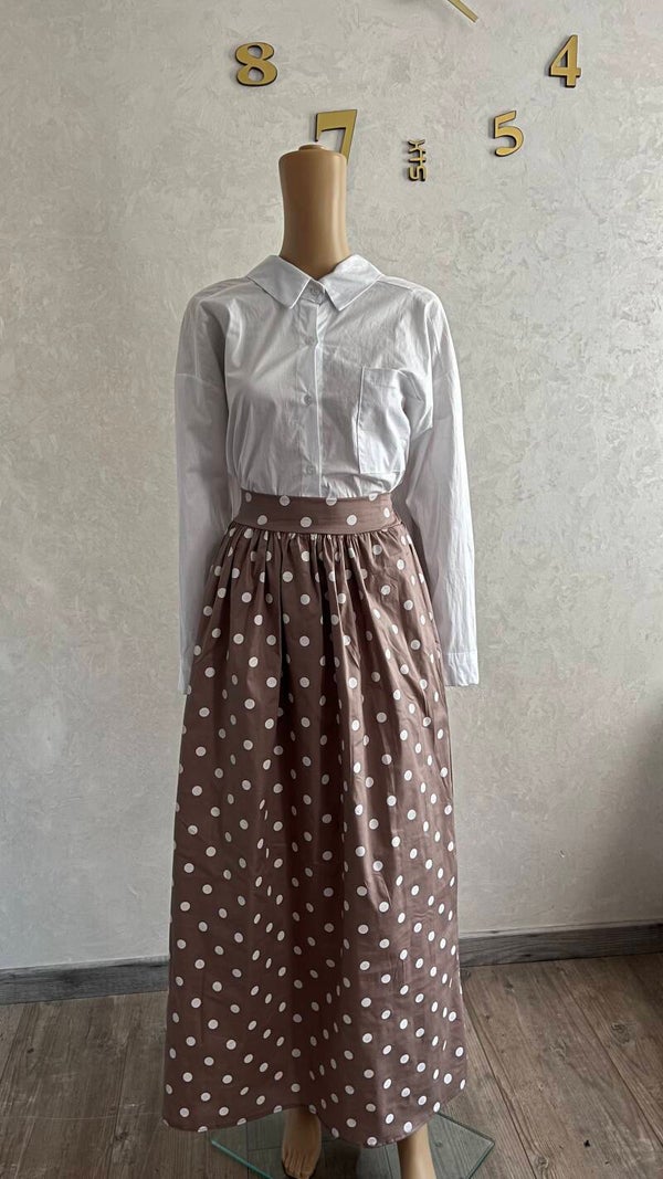 Jupe à pois