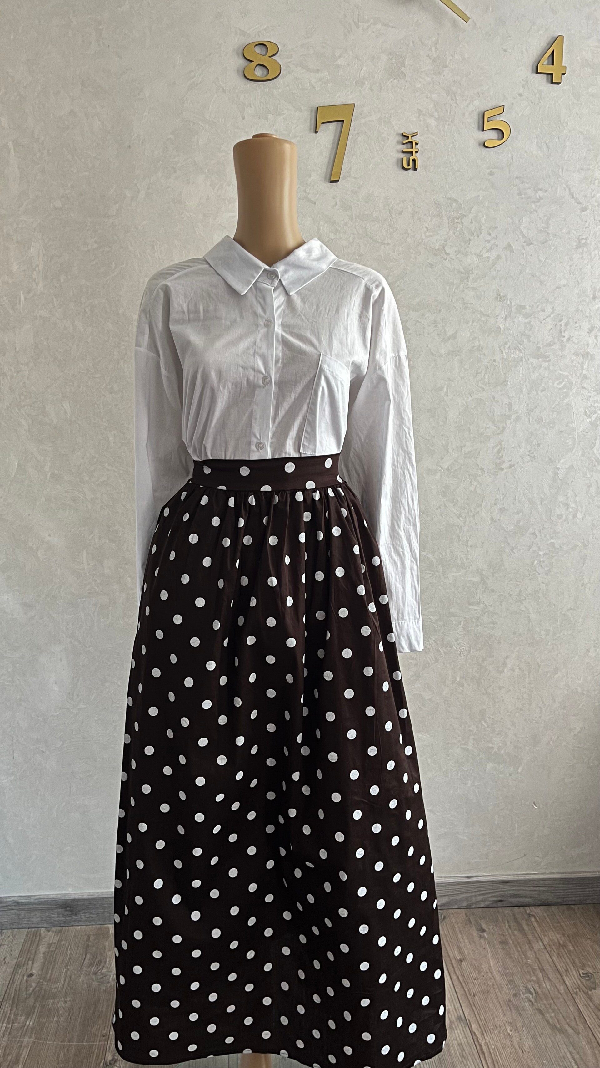 Jupe à pois