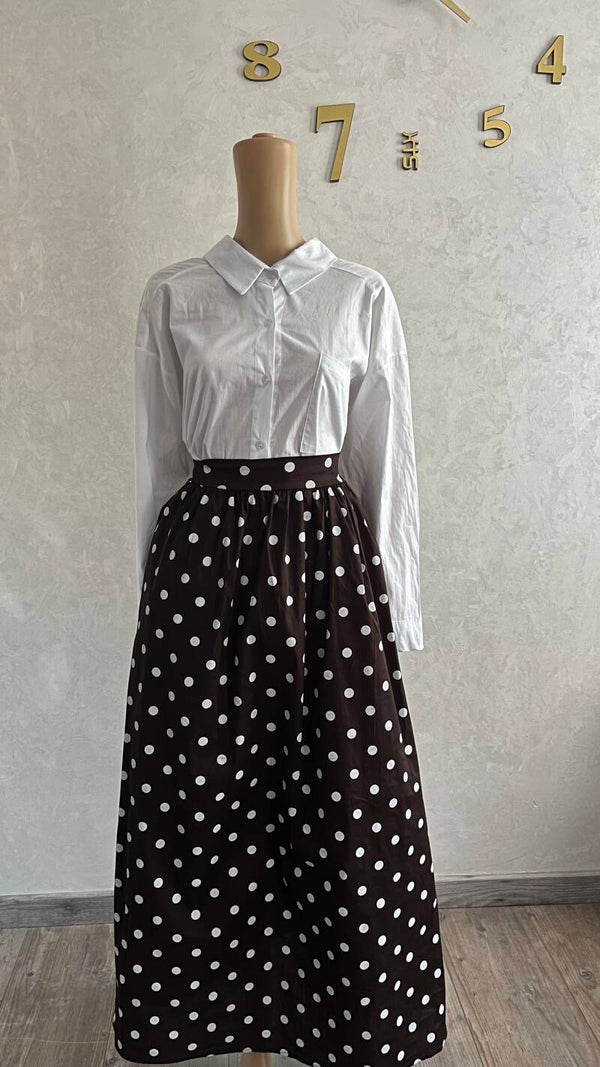Jupe à pois