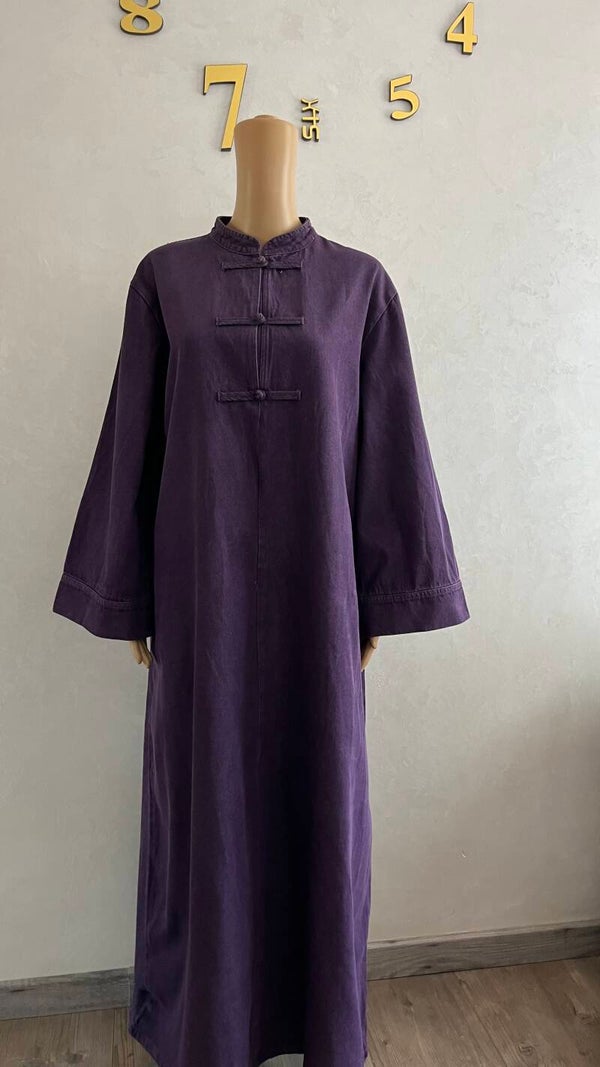 Robe en jeans inspiration asiatique