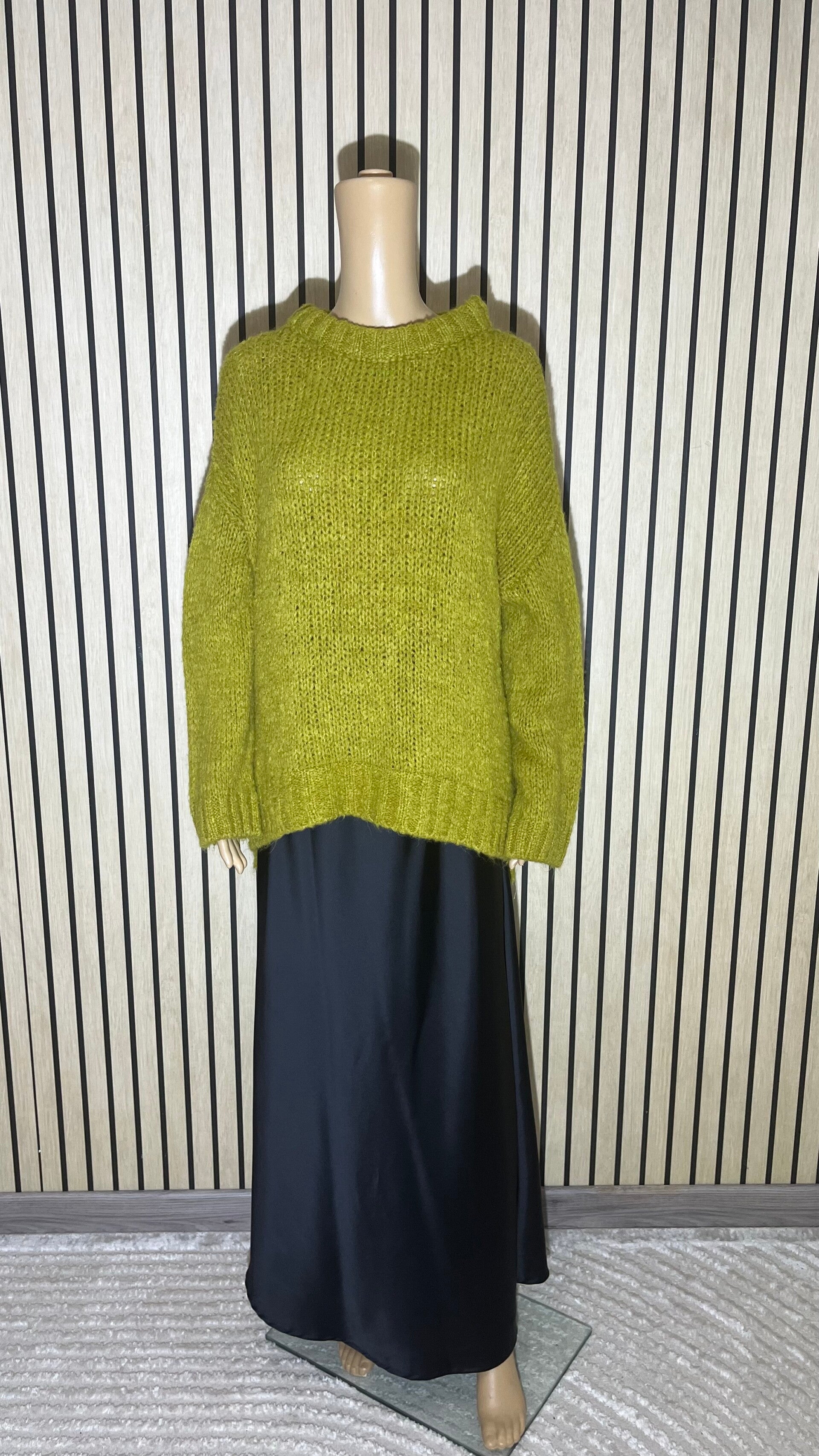 Pull en laine col rond