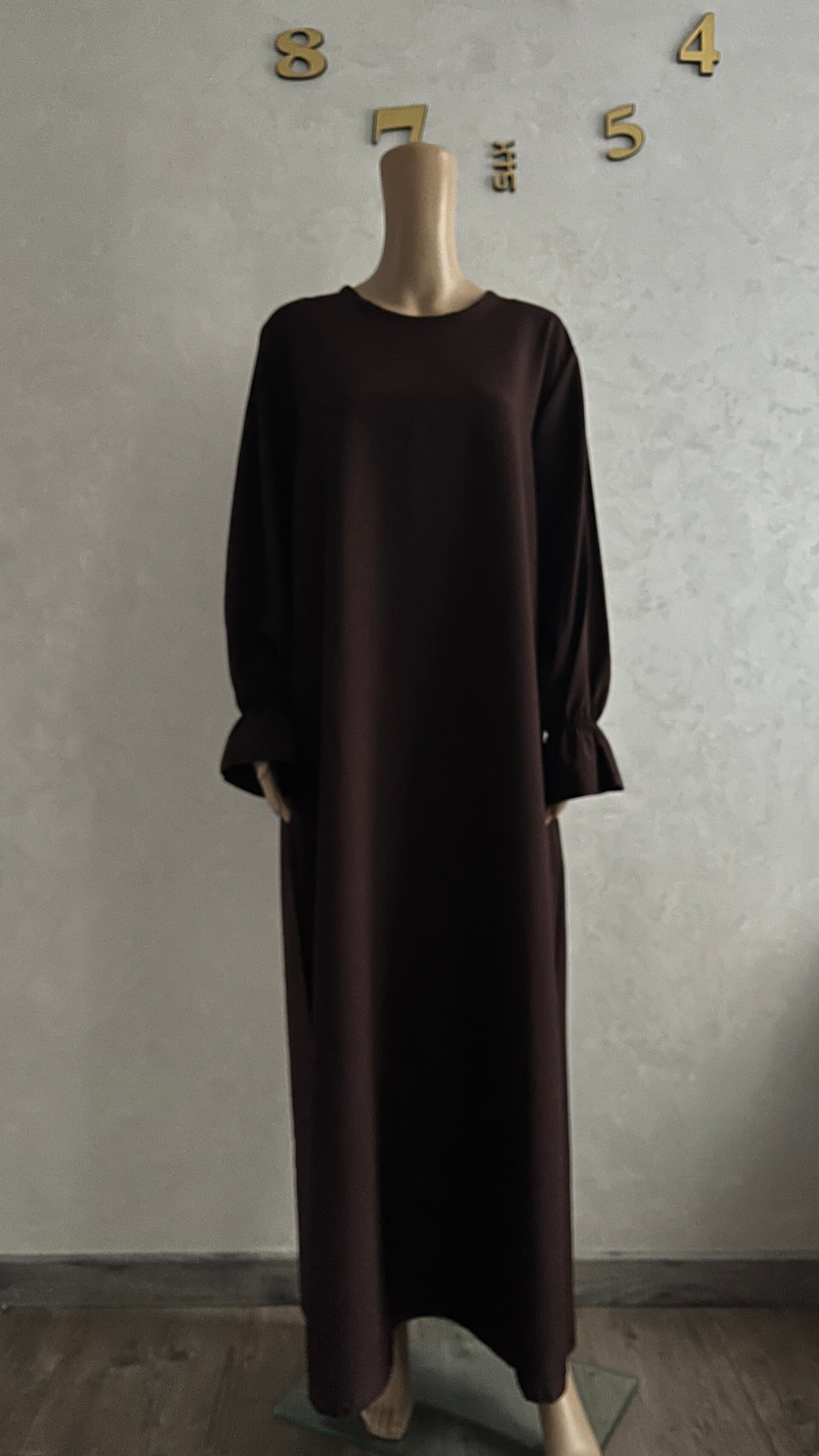Abaya manche tulipe