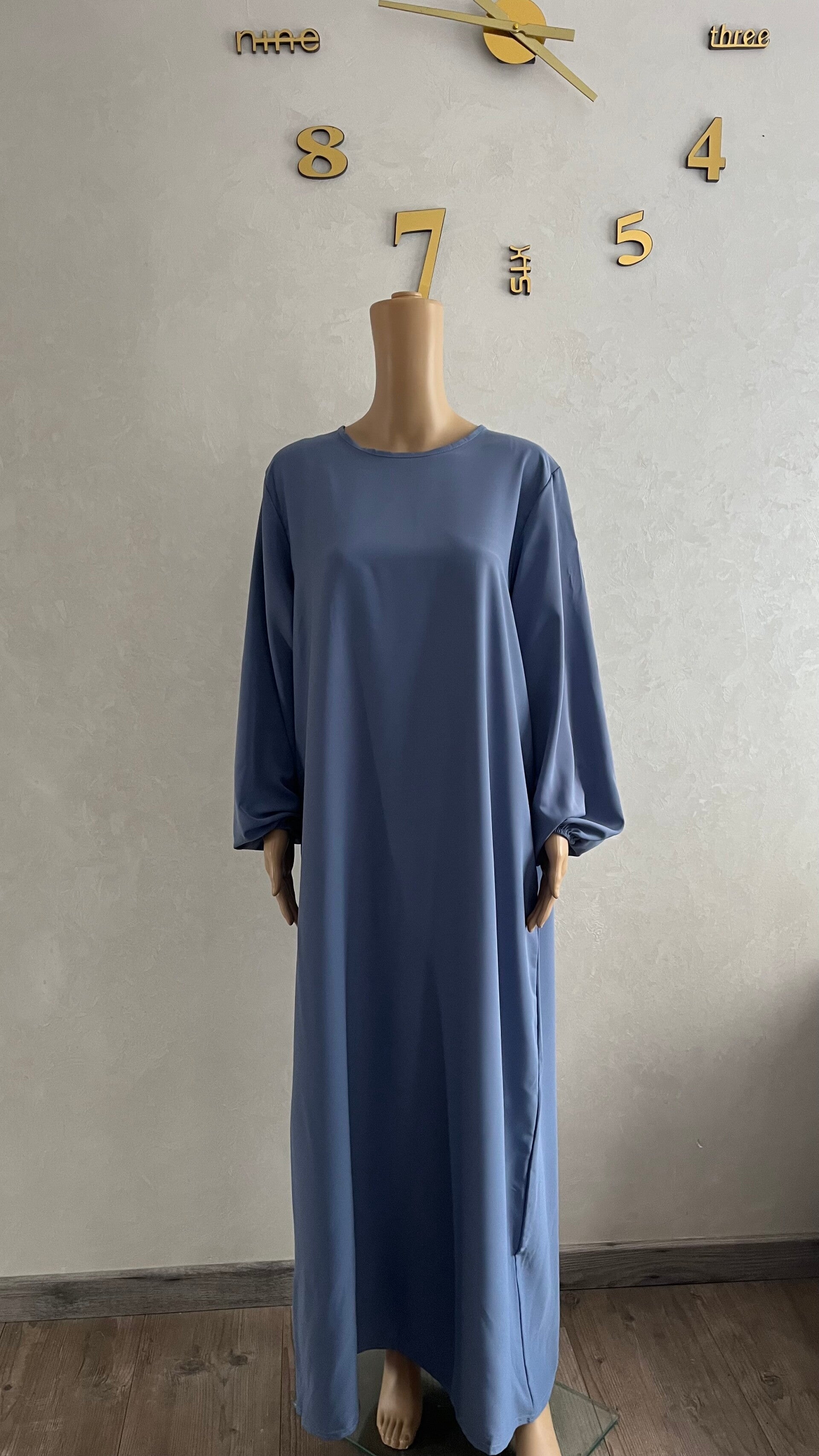 Abaya  soie de médine simple
