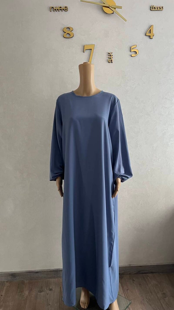 Abaya  soie de médine simple