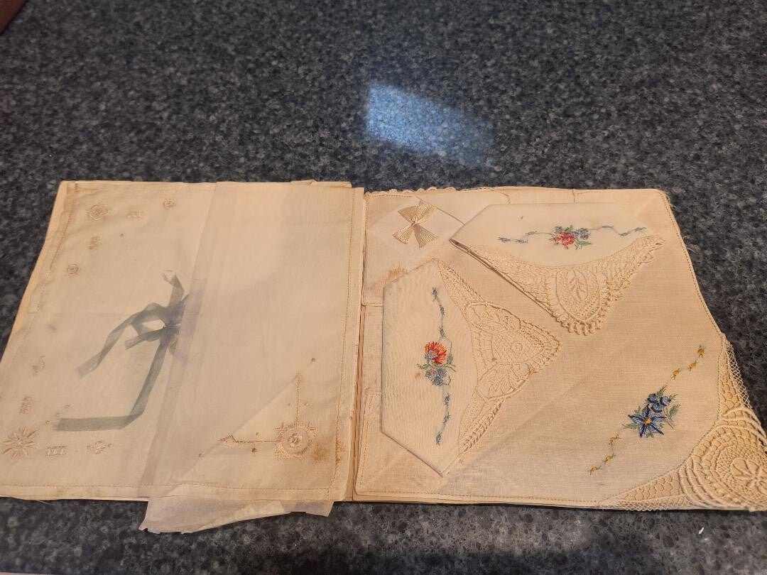 Vintage Hankybook from Switzerland- late 1800s