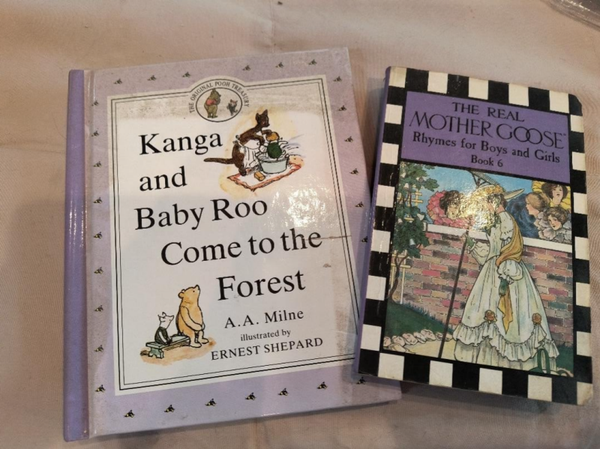 Set of Two Children's books- Mother Goose and Kanga & Baby Roo