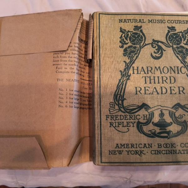 Harmonic 3rd Reader vintage music book- Iroquoise Pub. 1903