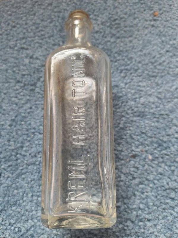 Kreml Hair Tonic Bottle Circa 1940