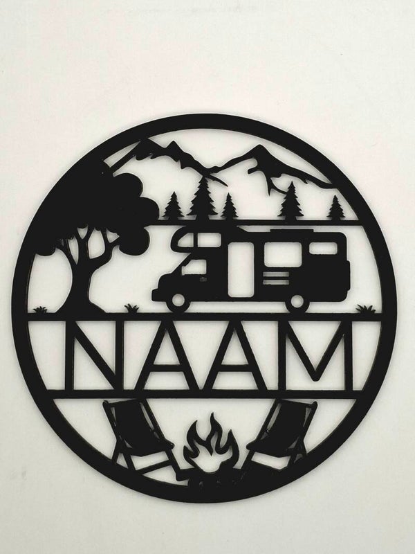 Camper naambord
