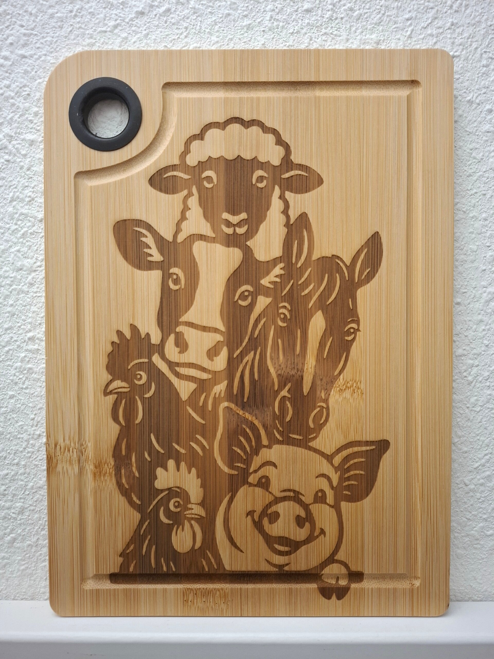 Snijplank boerderijdieren