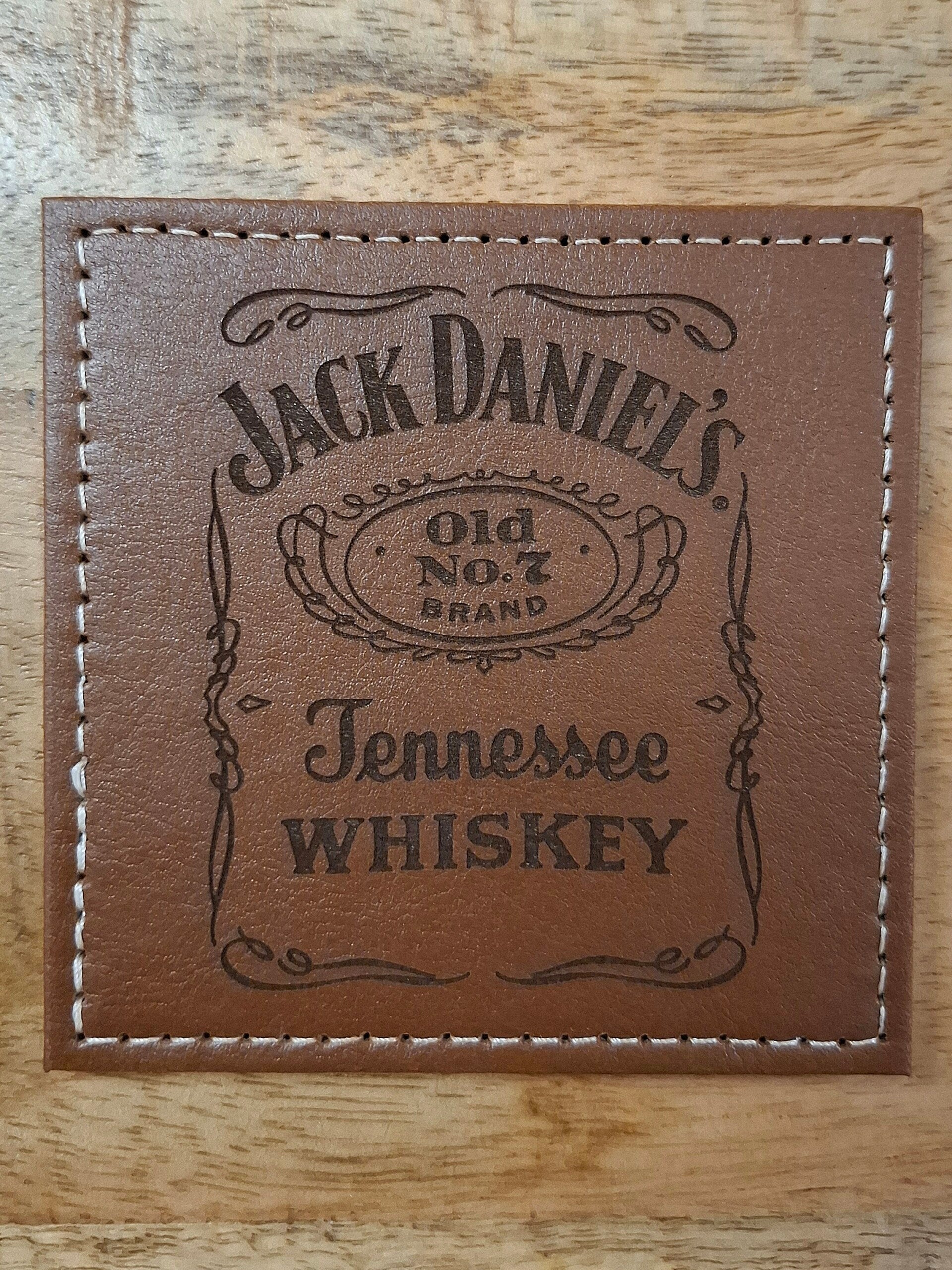 Set van 4 Jack Daniel's onderzetters bruin