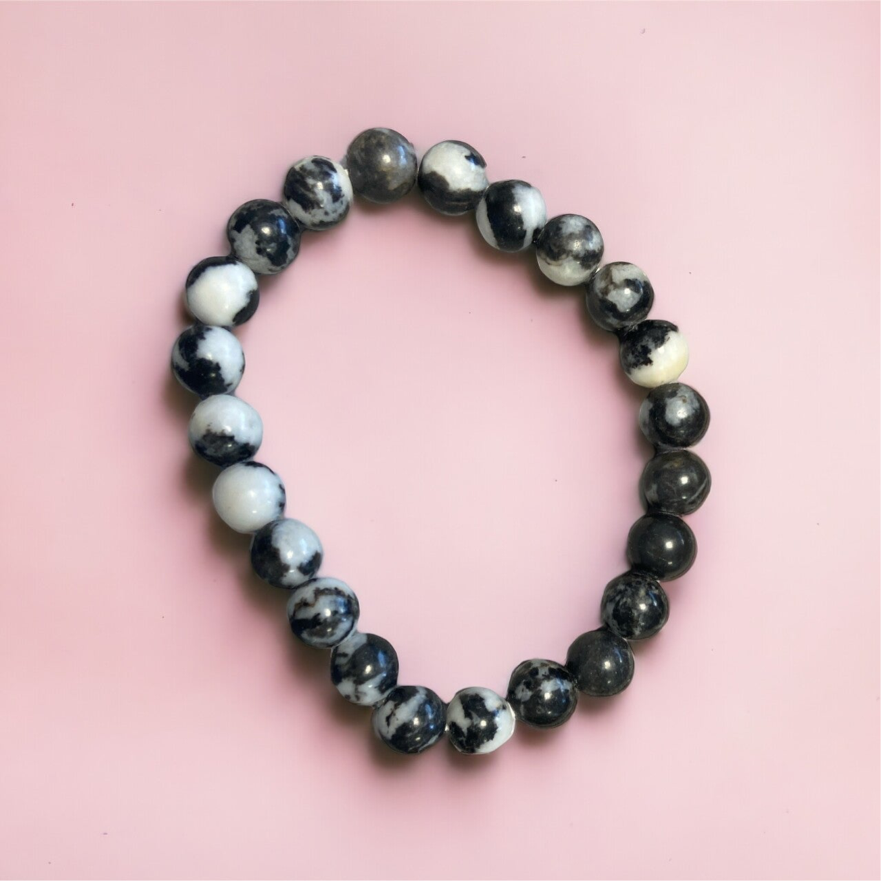 Bracelet Jaspe Zèbre 8mm