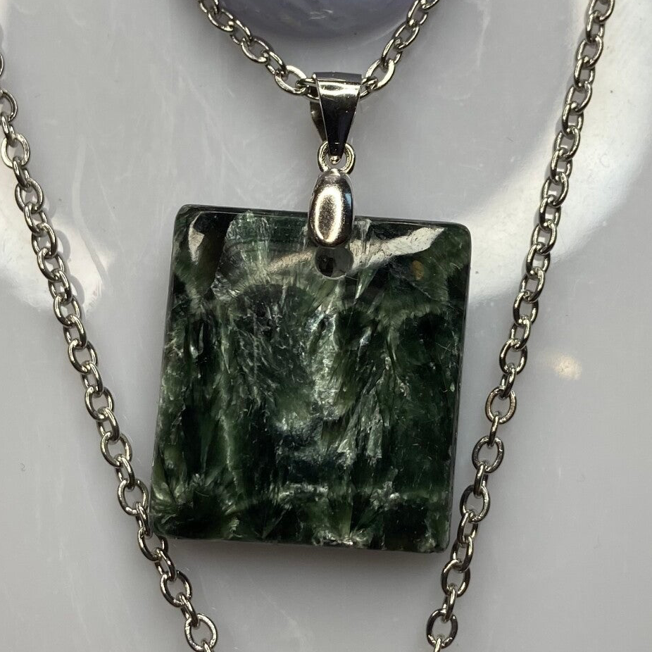 Pendentif Seraphinite 1