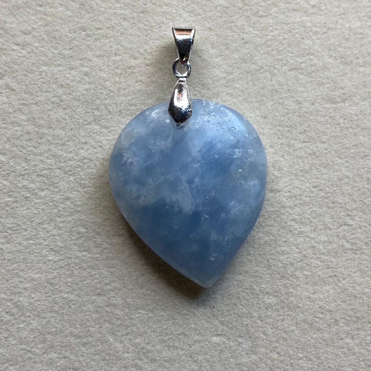 Pendentif Calcite Bleu 6
