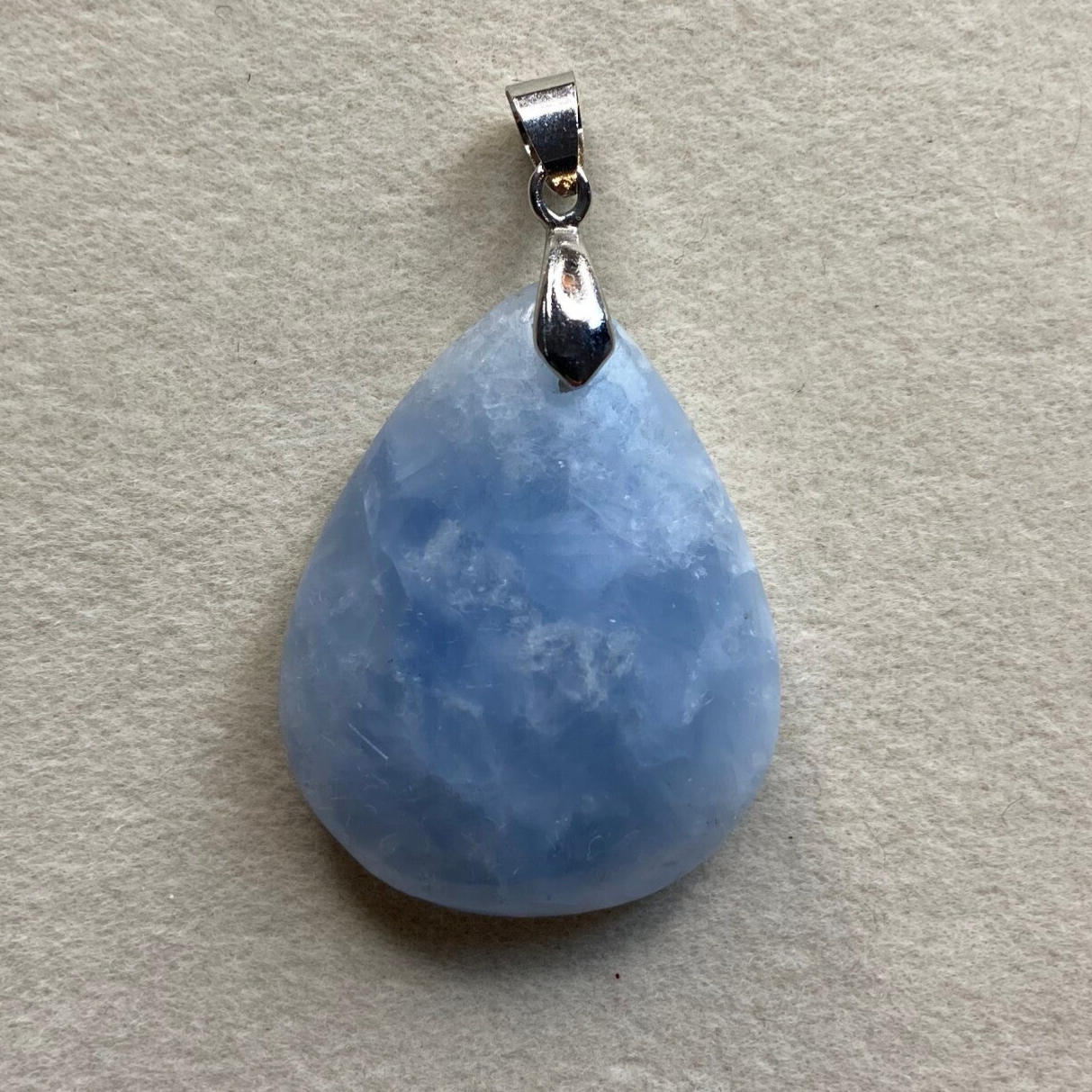 Pendentif Calcite Bleu 4