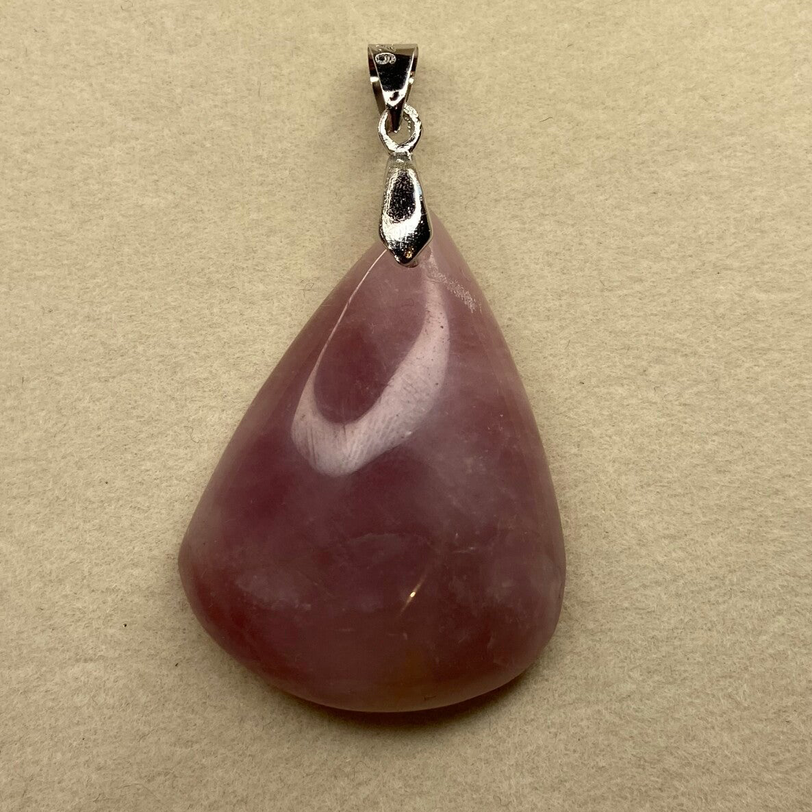 Pendentif Quartz Rose 1