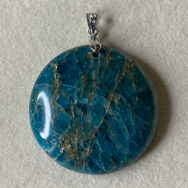 Pendentif Apatite Bleue 3