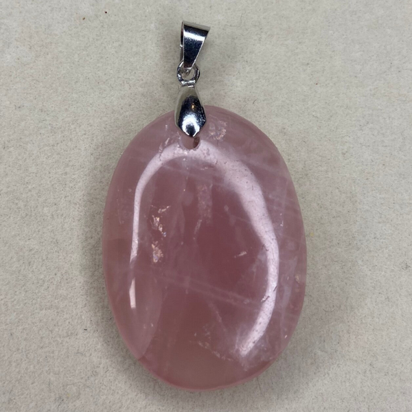 Pendentif Quartz Rose 7