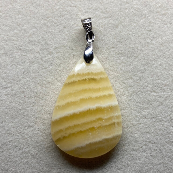 Pendentif Calcite Orange 1