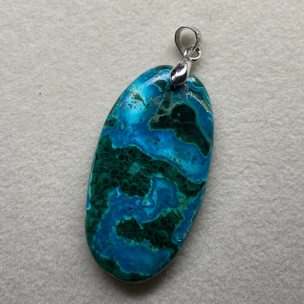 Pendentif Malachite Chrysocolle